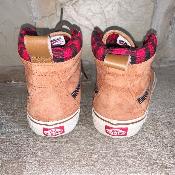 Vans Sk8-Hi MTE Plaid High Top Suede Sneaker - Picture 8 of 8